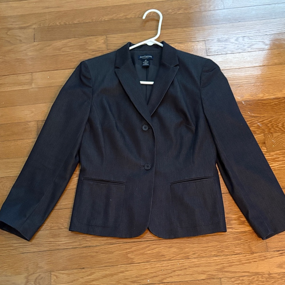 Ann Taylor Women's Denim Blue Blazer 6 Petite